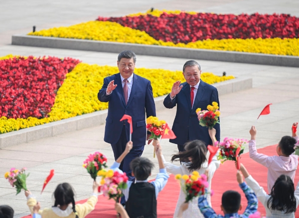 习近平同越共中央总书记、国家主席苏林举行会谈08